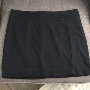 WHBM Black Ponte Skirt Size S